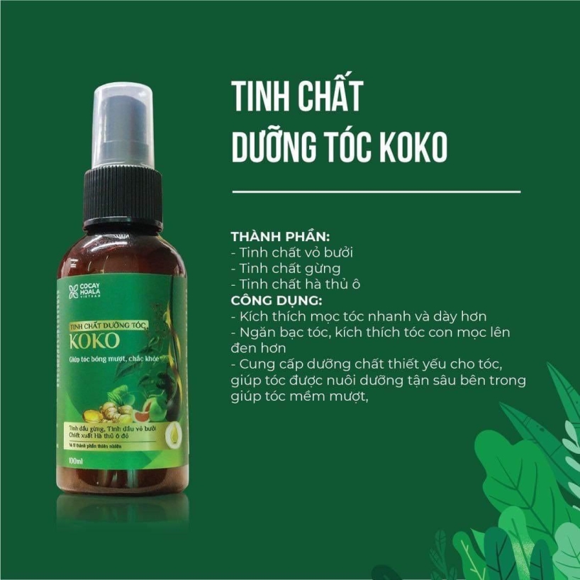 Xịt dưỡng tóc Cỏ Cây Hoa Lá kích thích mọc tóc KOKO